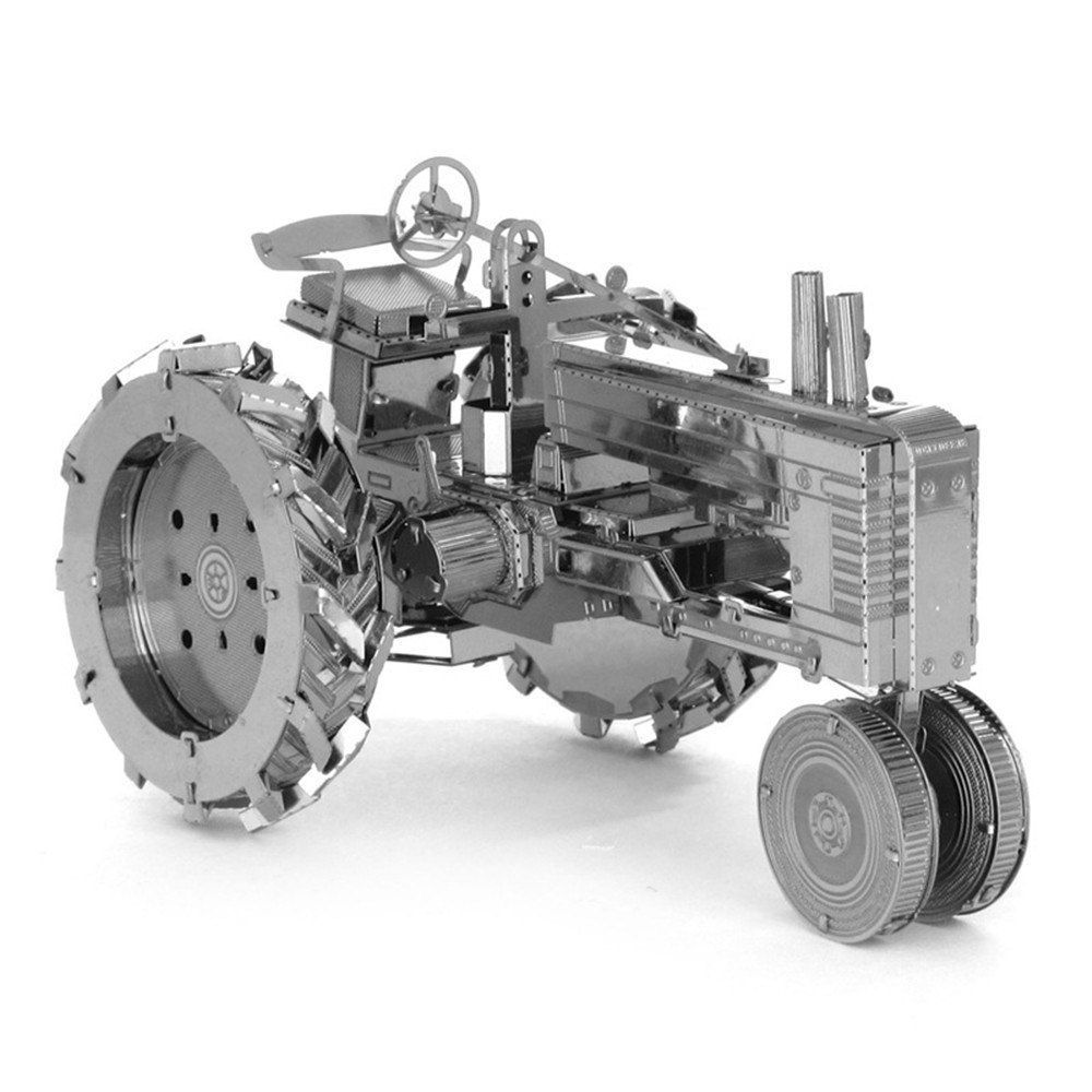 

Creative Tractor 3D Metal High-quality DIY Laser Cut Puzzles Jigsaw Model Toy, Silver