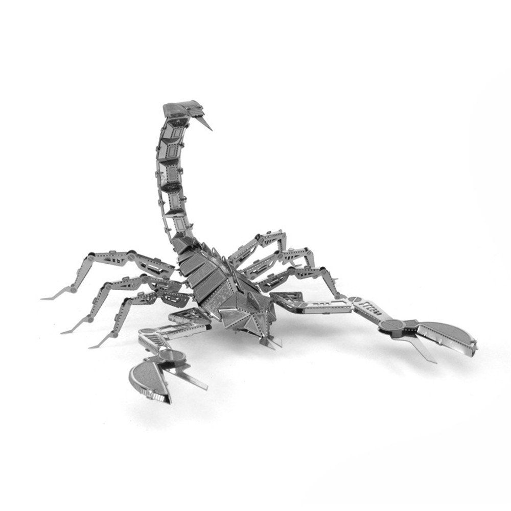 

Creative Scorpion 3D Metal High-quality DIY Laser Cut Puzzles Jigsaw Model Toy, Silver