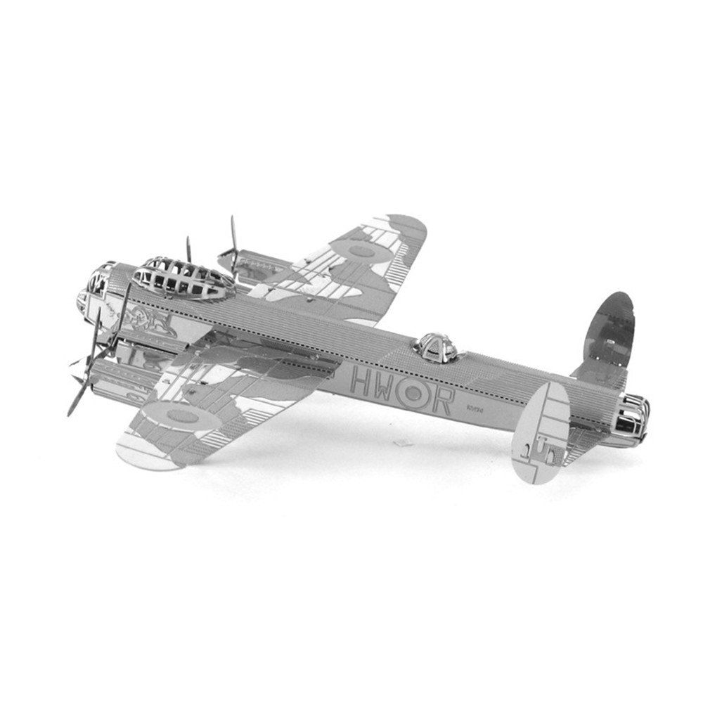 

Creative Lancaster Bomber 3D Metal High-quality DIY Laser Cut Puzzles Jigsaw Model Toy, Silver
