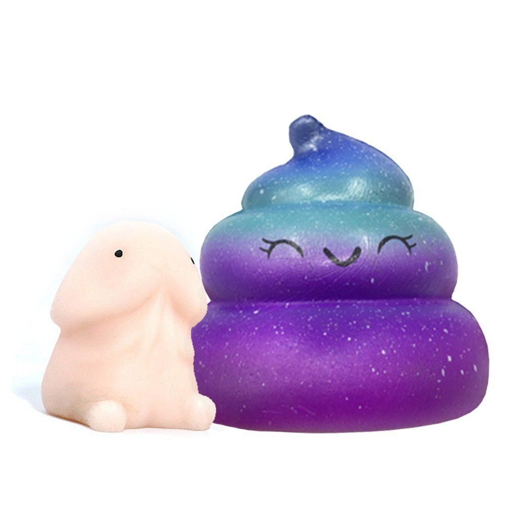 

Cute Jumbo Squishy Slow Rising Soft Cream Scented Squeeze for Stress Relief 2PCS, Multi