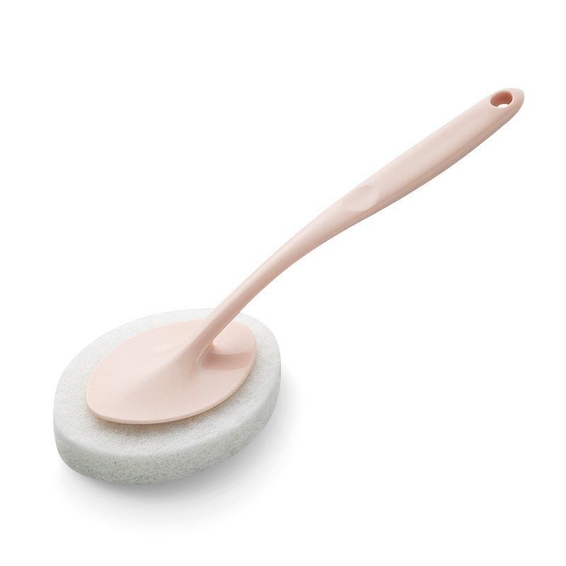 

Long Handle Elliptical Replaceable Cleaning Brush 1PCS, Pink
