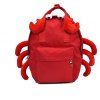 Mignon Cartoon Sculpt toile petit sac de mode de crabe - Rouge 