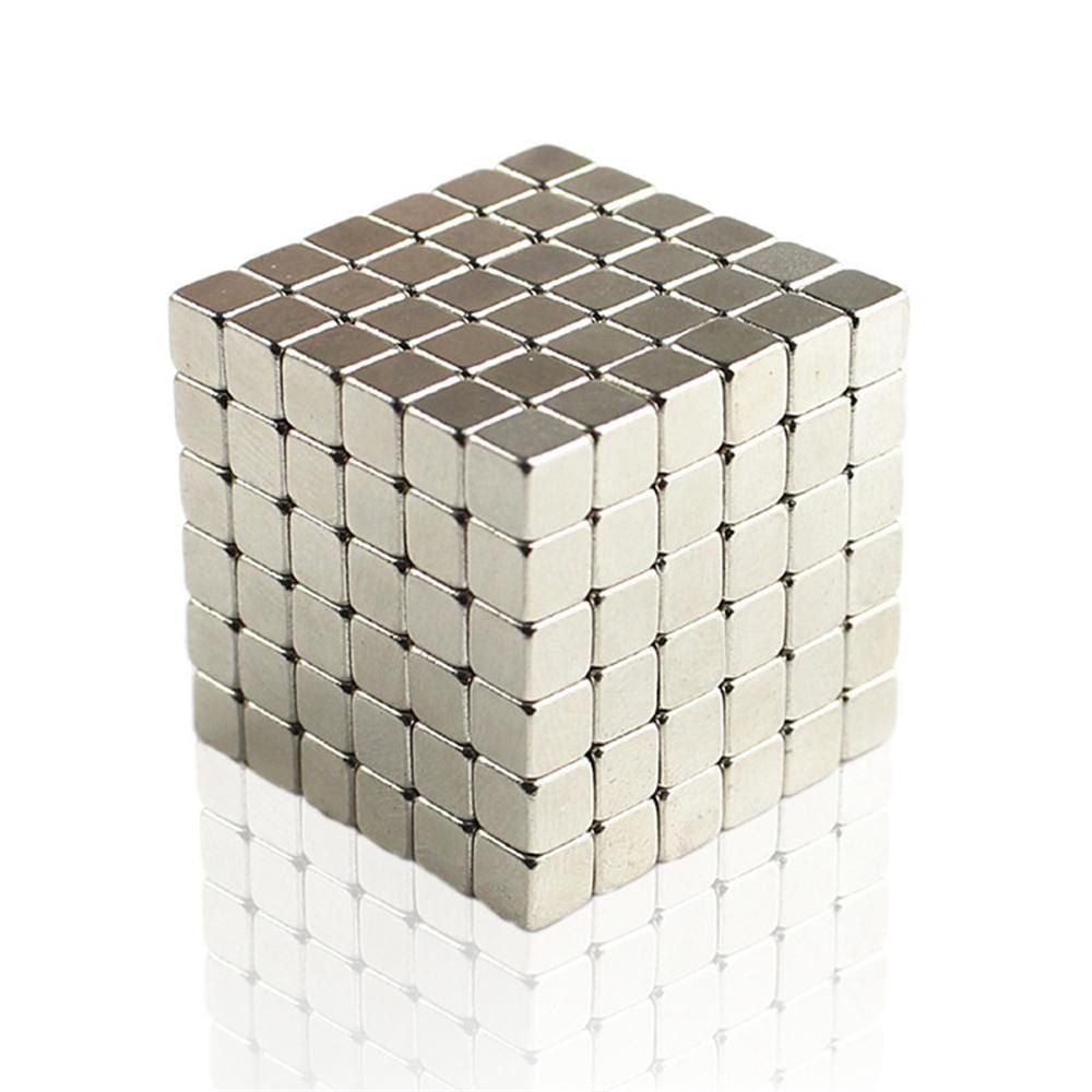

Cube Buck Ball 5MM 216 Magnetic DIY Toy Children Develop Brain, Silver