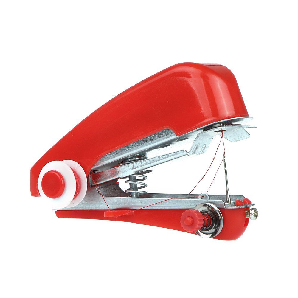 

Portable Mini Manual Sewing Machine Is Easy To Operate Travel Essential Tools, Scarlet