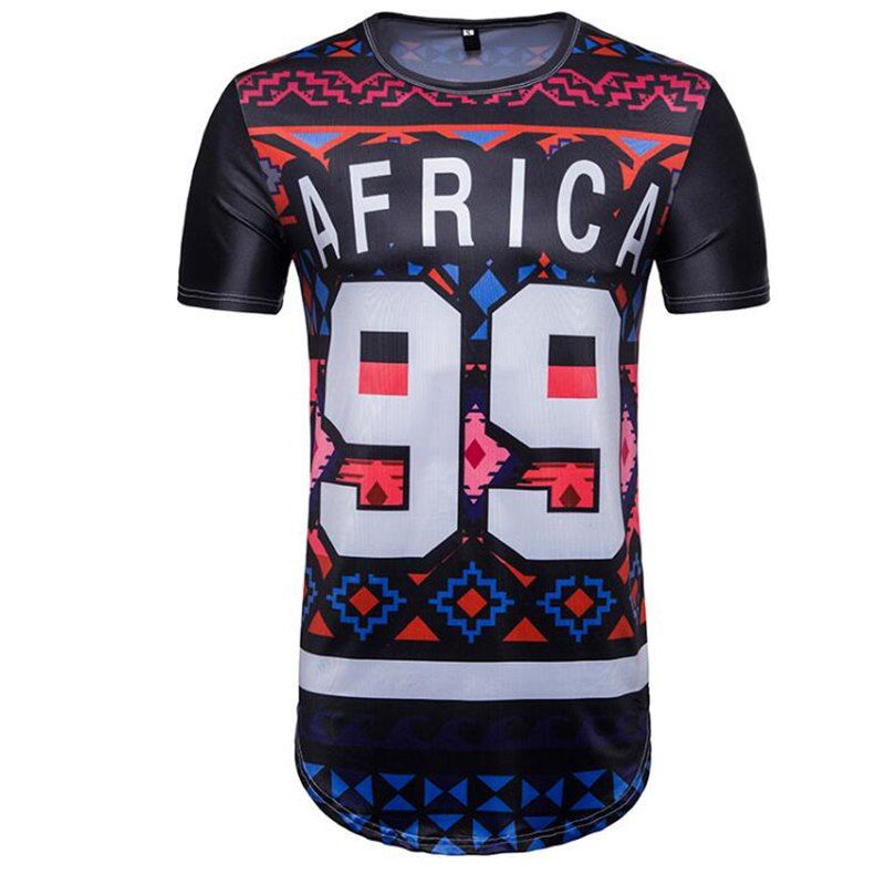 

Men's Daily Casual Punk Gothic Street chic Spring Summer Round Neck Short Sleeves Cotton Polyester T-shirt, Black
