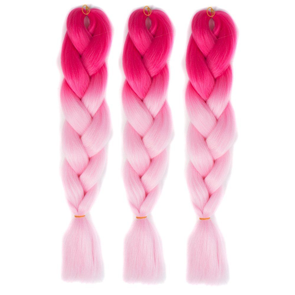 41 Off 2020 Silky Strands Ombre Synthetic Braiding Hair Jumbo