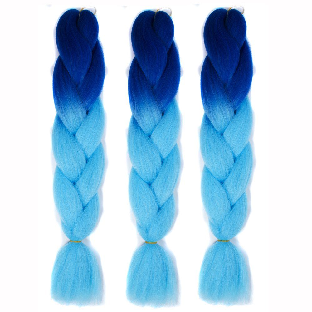 41 Off 2020 Silky Strands Ombre Synthetic Braiding Hair Jumbo