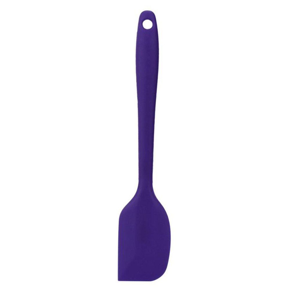 

Cake Butter Cream Spatula Baking Scraper Silicone High Temperature Resistance Baking Tool 21cm, Purple