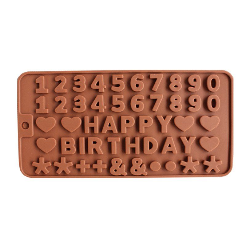 

Cute mini digital chocolate silicone decoration tool, Coffee