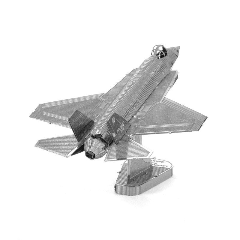 

3D Metallic F35 Fighter Model Kit Puzzle, Silver