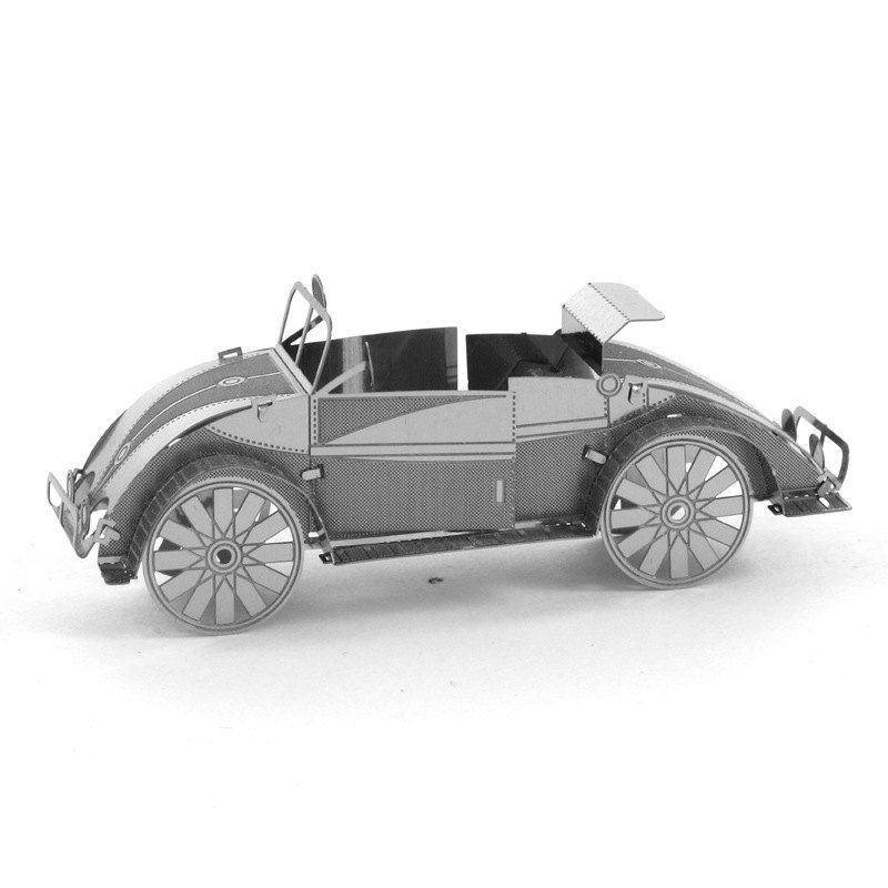 

3D Metal Beetle Model Kit Puzzle, Silver