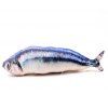 Lovoyager LVC0316 Pet Imitation peluche jouet poisson. - Gris argenté S