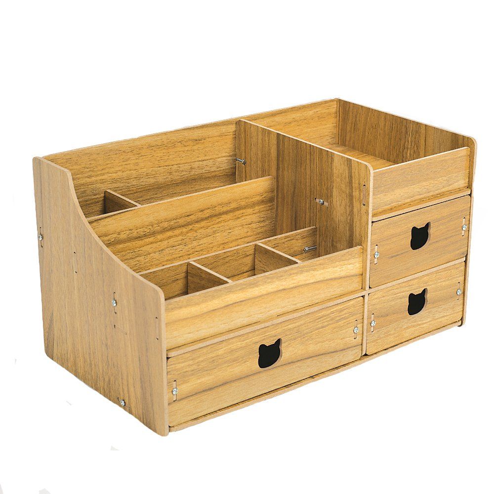 41 Off 2020 2017 New Wood Cosmetic Organizer Diy Assembly Wooden