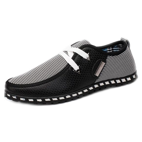 Hommes Nouveau Style Confortable Chaussures Décontractées Sneakers Respirant - Noir 44