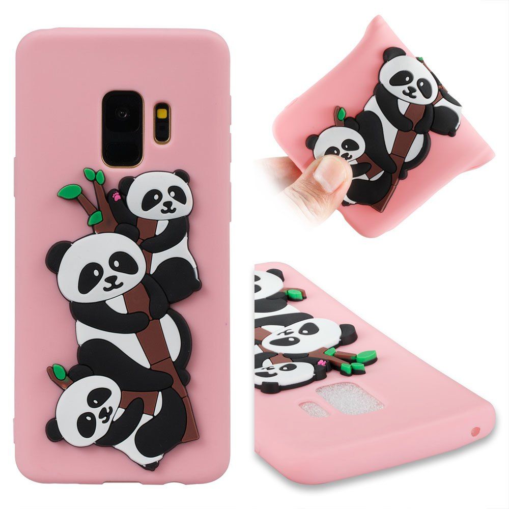 

TPU Case for Samsung Galaxy S9 3D Panda Pattern, Pink