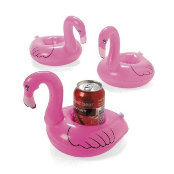 Porte-gobelet Gonflable de Boisson de Cola Coaster et Téléphone pour Jouets de l'Eau d'Enfants - Rouge Rose 