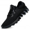 Nouvelles chaussures de course de sport de maille de mode des hommes - Noir 44