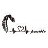 Autocollants De Mur Coeur Amour Plume Rien N'Est Impossible Citation Décalque - Noir 58X26CM