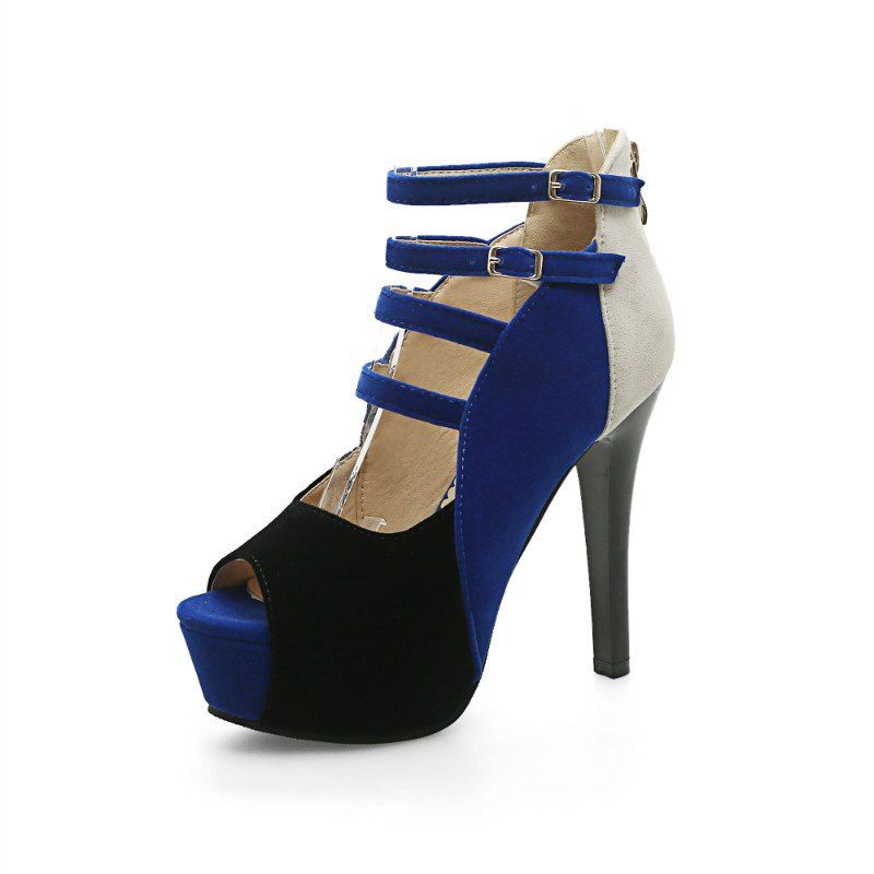 

Coloured Super Heel Sandals, Blue