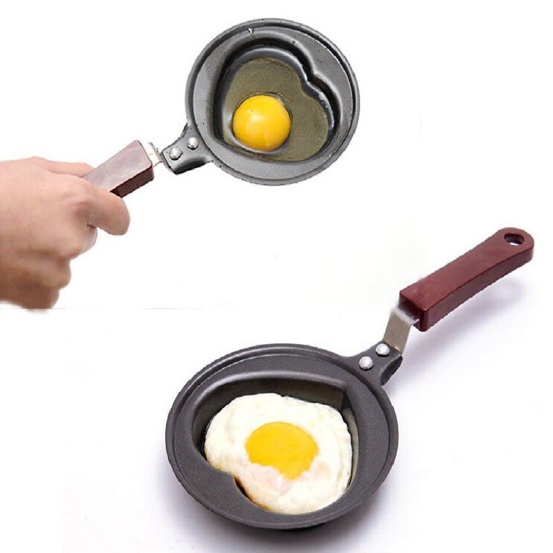 

Cartoon Creative Love Frying Mini Pancake Pan, Black