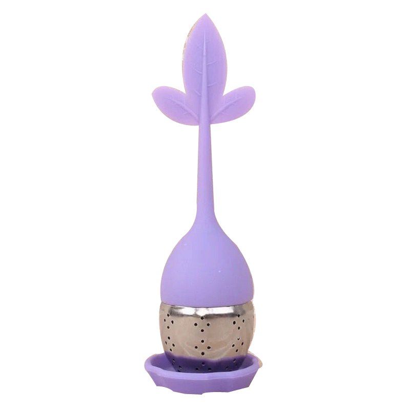 

Stainless Steel Silicone Tea Filter, Violet