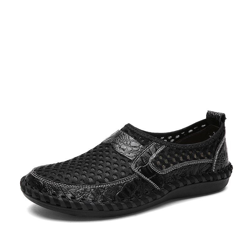

Men Casual Hiking Mesh Breathable Outdoor Sandals Shoes, Black
