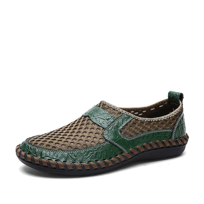 

Men Casual Hiking Mesh Breathable Outdoor Sandals Shoes, Sea green