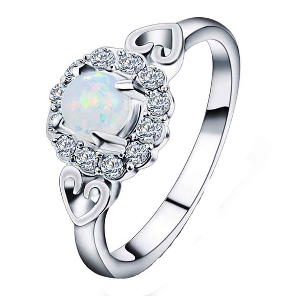 Nouveau diamant de mode haut de gamme avec bague en diamant - Argent 6