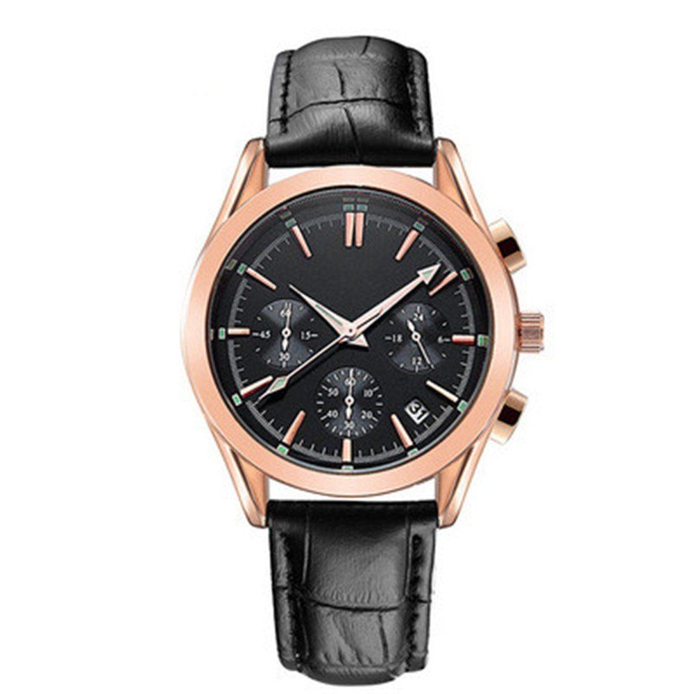 

Fashion Quartz Luxury Male Business Watch, Black