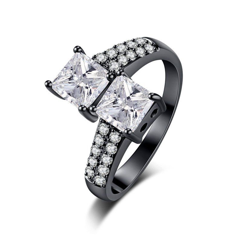 

Fashion Simple and Exquisite Zircon Ring J1264, White