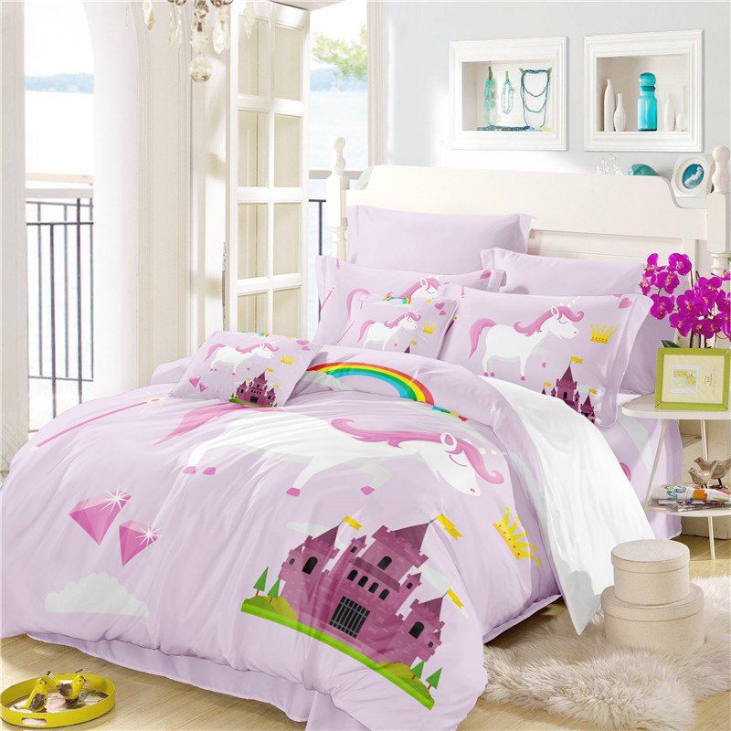 41 Off 2020 3d Series Cartoon Animation Unicorn Rainbow Bedding