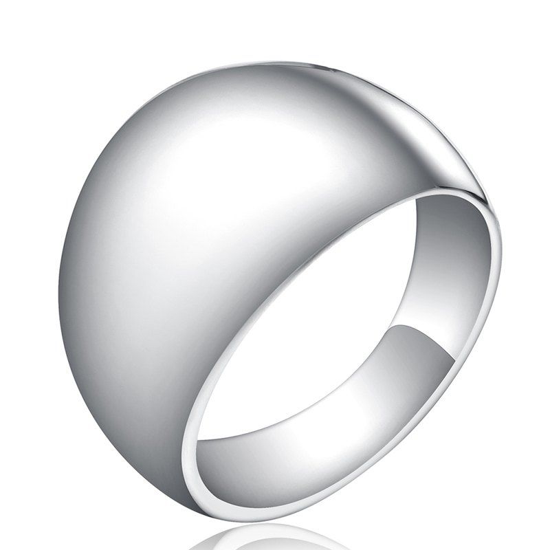 

Fashion Micro-inlaid Zircon Ring J1595, Silver