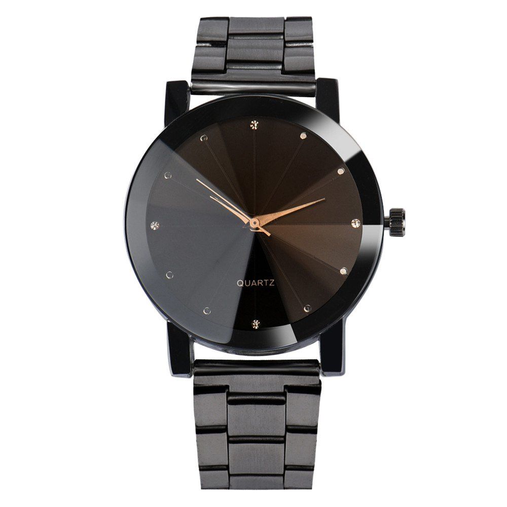 

V5 Man Fashion Stainless Steel Cool Quartz Watch, Black