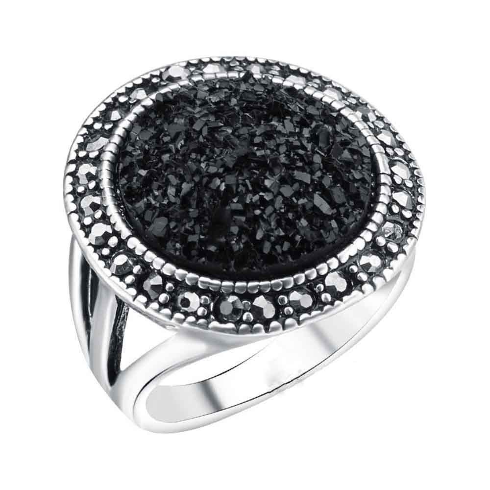 

Bohemian Women'S Fashion Black Stone Ring