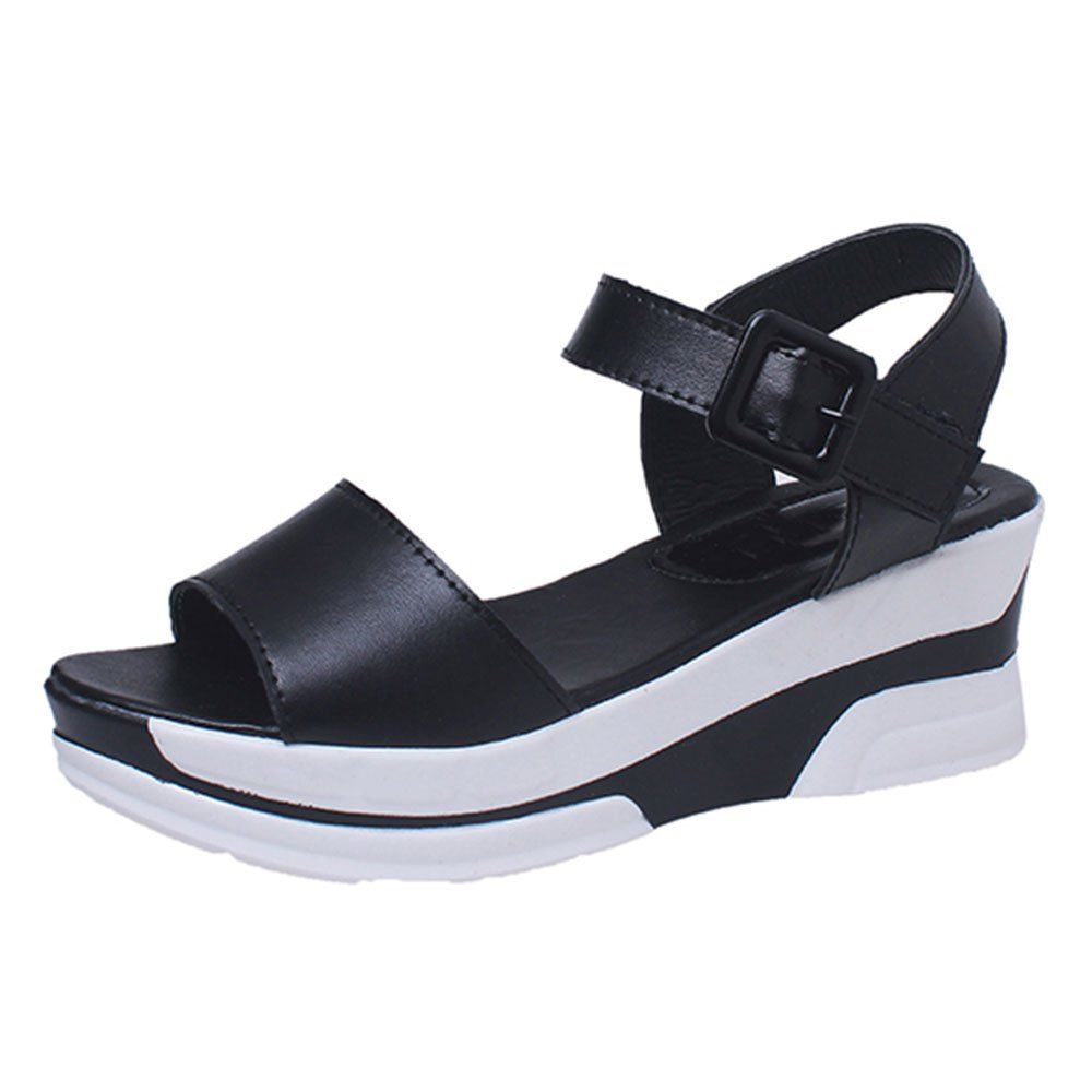

Summer New Loose Bottom Sandals, Black