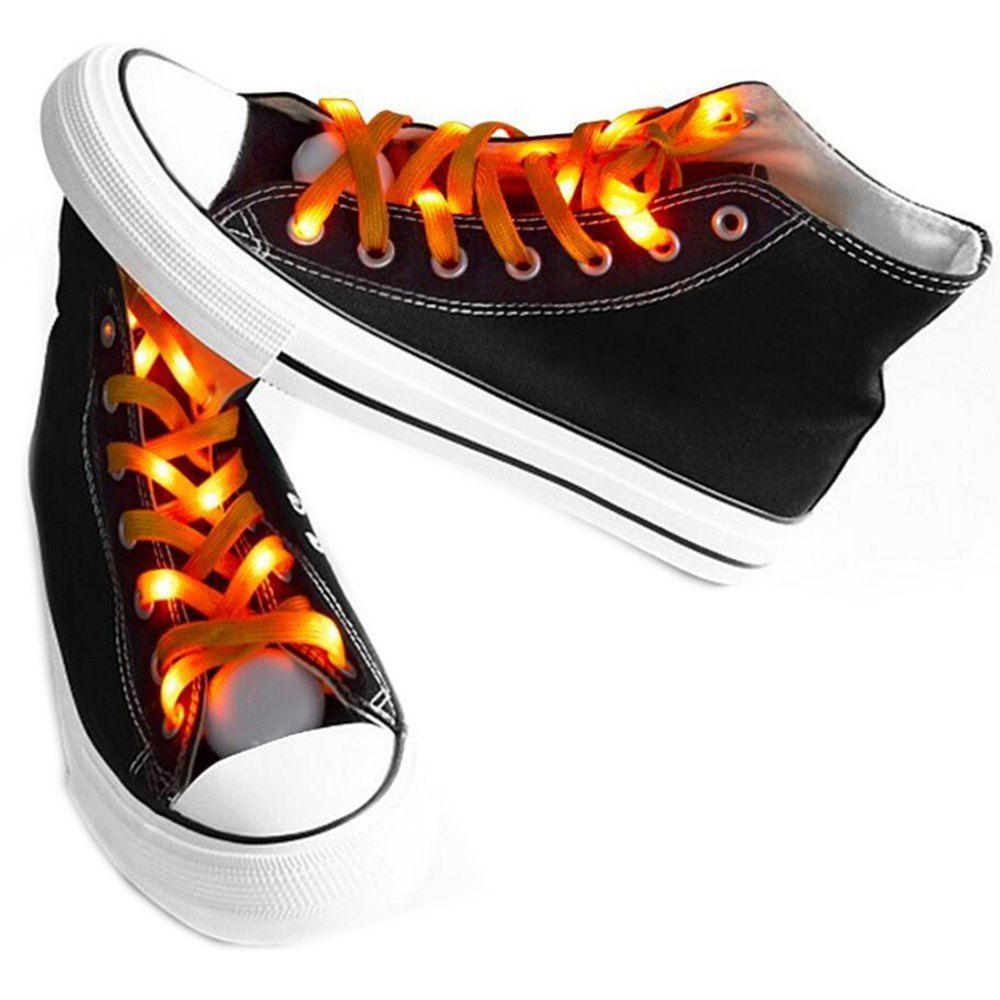 

LED Shoelaces for Party Dancing Hip Pop Running Decorations, Orange