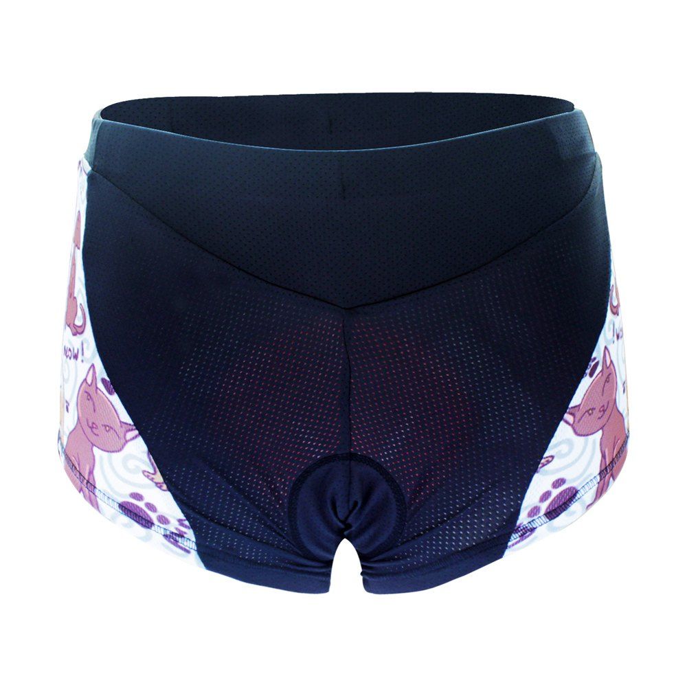 

Twotwowin TT15 Women'S Cycling Underwear with 3D CoolMax Padded, Black