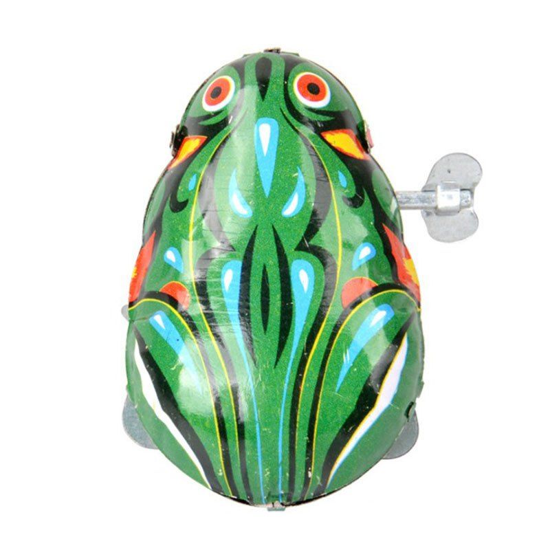 

Frog Model Nostalgic Wind-up Toy for Baby, Medium forest green