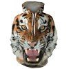 Sweat-shirt à Capuche Imprimé de Tigre 3D pour Hommes - Orange Tigre XL