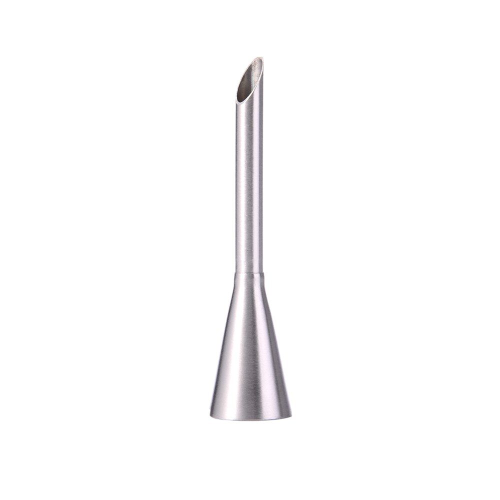 

Cream Icing Piping Nozzle Tips Puff Dessert Cake Fondant Decorating Tool, Silver