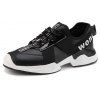 Mesh Respirant Chaussures Hommes Running Comfort Randonnée Lace Up Appartements Sneakers - Noir 40