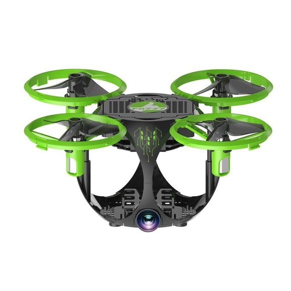 Drone pliable de FPV RC WiFi avec caméra grand angle / mode d'attente d'altitude / Headless Mode - Vert 