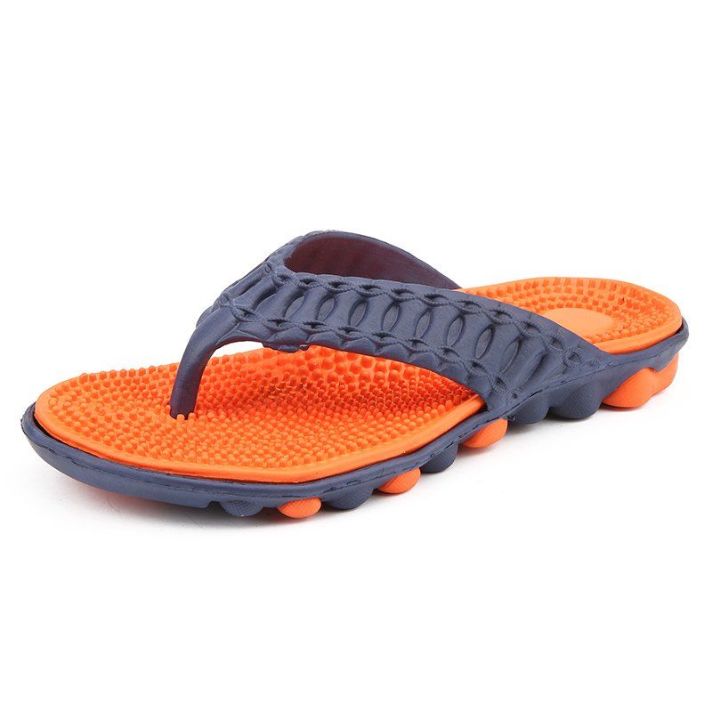 

Men Stylish Beach Water Anti-slip Flip-flops Slippers, Orange
