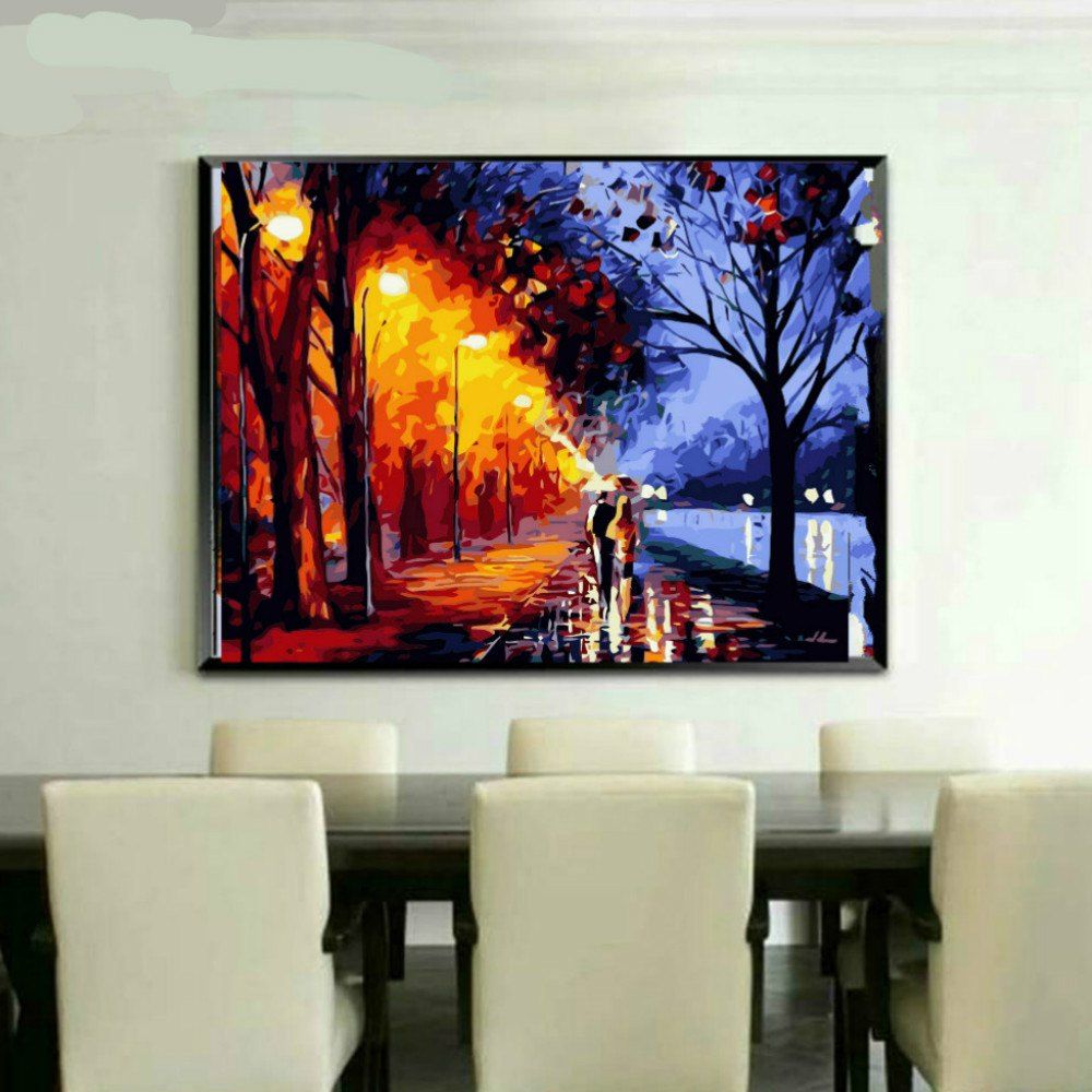 European Oil Painting Bedroom Living Room Hotel Wall Decoration Hanging Print