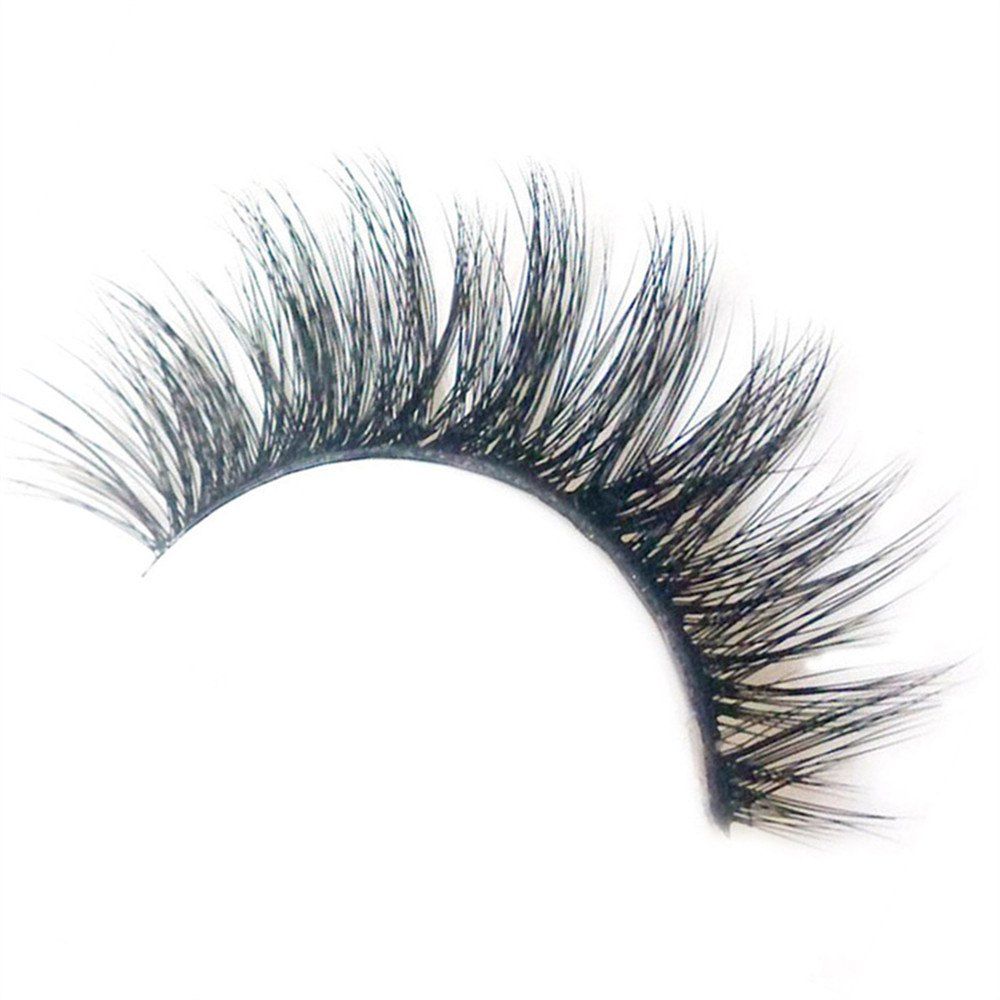 

3 Pairs Set Eyelashes 3D Thick HandMade Full Strip Lashes, Black
