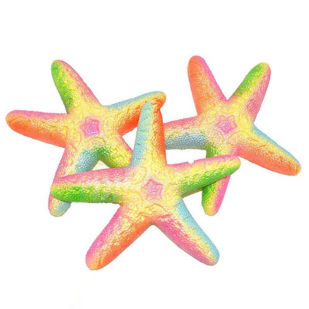 

PU Slow Rebound Toy Jumbo Squishy Simulation Starfish Toy 1PC, Multi-a