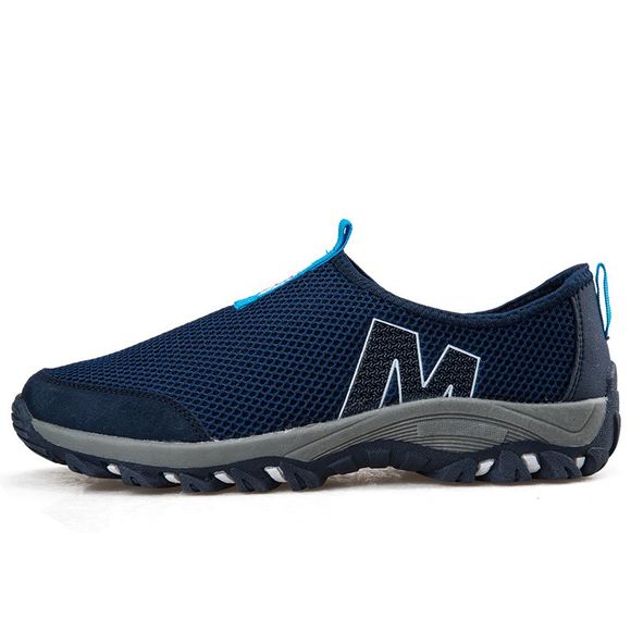 ZEACAVA Mesh respirant chaussures de sport pour hommes - Bleu Cobalt 43