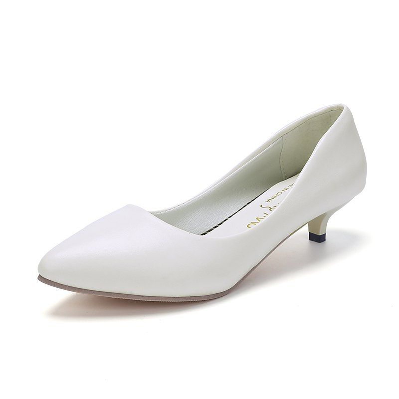 

Black Pointy Heels Women's Shoes, White