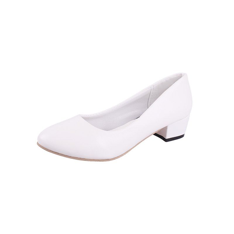 

Heiseqian And Professional Single Shoes, White