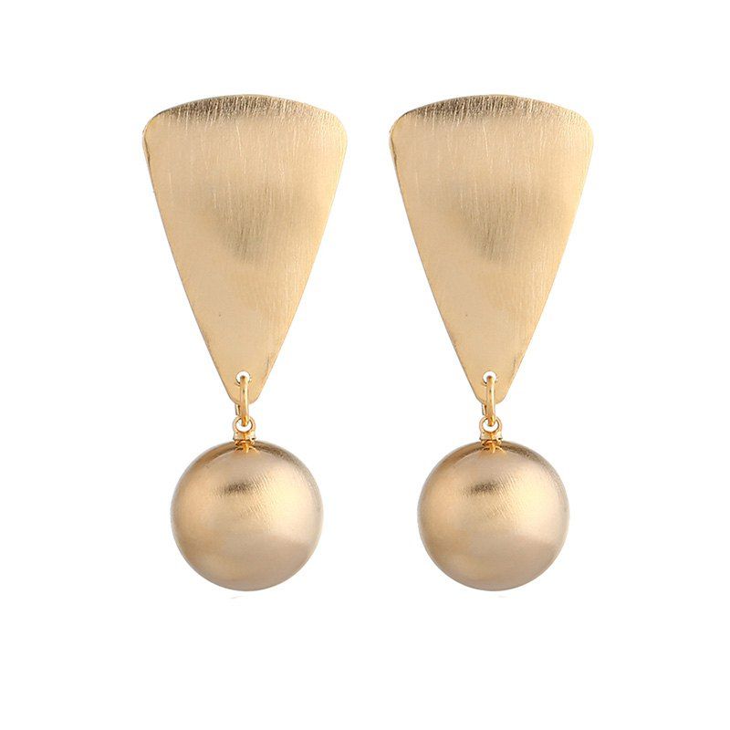 

Popular Color Preserving Wiredrawing Goddess of Gold Plating Exclamation Earring